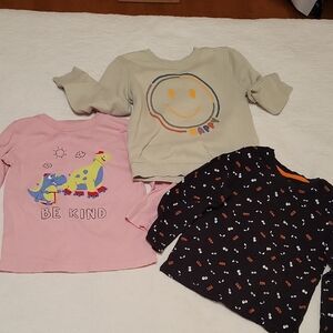 Girls/Boys 5/5T Bundle of Long Sleeve Tops- 3 items